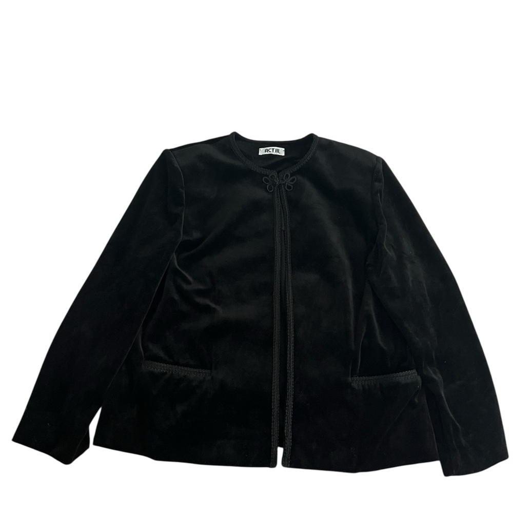 Black Velvet Blazer